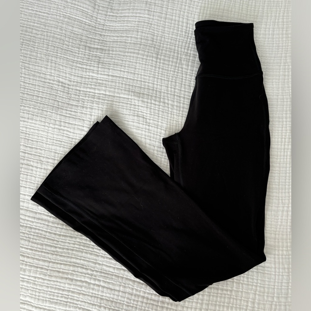 Lululemon black flare leggings